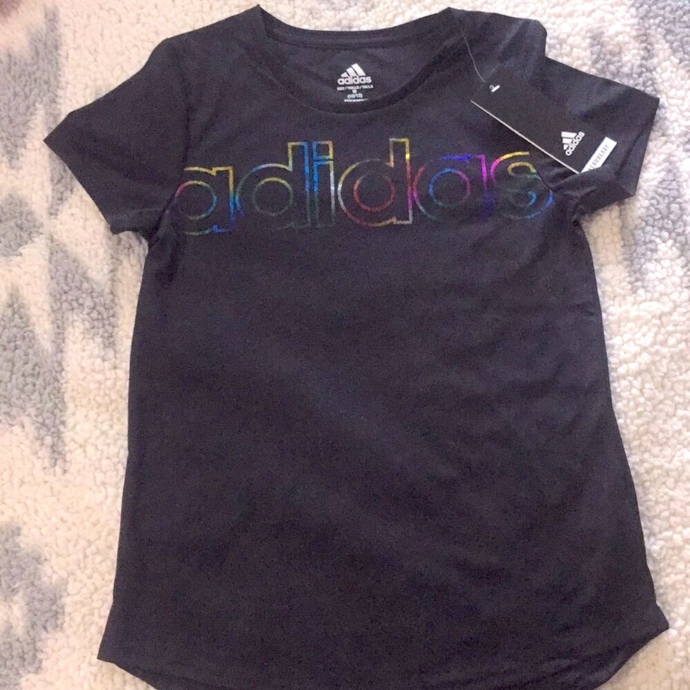 Adidas girls 10/12 short sleeve
